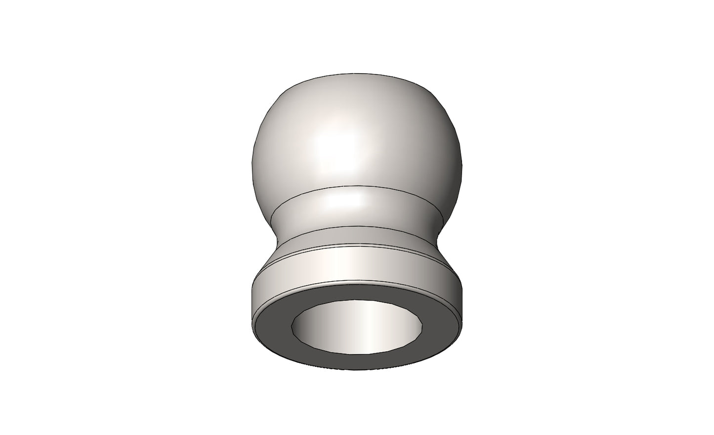 LOWER SPHERE FOR STUB AXLE BOLT M10
