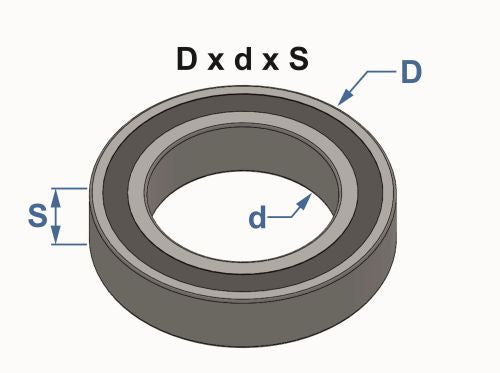 FRONT BEARING FOR STUB AXLE