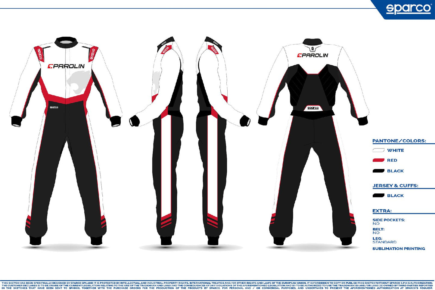 SPARCO PRIME K RACING SUIT - 2025