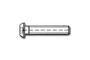 BOLT TBEI M6X22 - WHITE GALVANIZED
