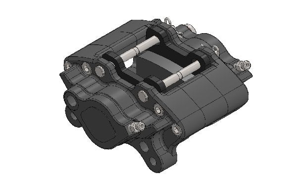 PAROLIN REAR HYDRAULIC BRAKE CALIPER AP-RACE 01