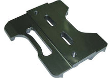 BASE PLATE FOR ENGINE MOUNT NO HOLES 30MM BLACK ANODIZED