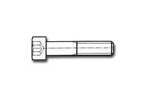 BOLT TCEI M8X20 - WHITE GALVANIZED