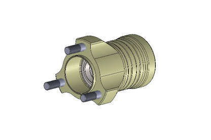FRONT HUB FOR 25MM STUB AXLES