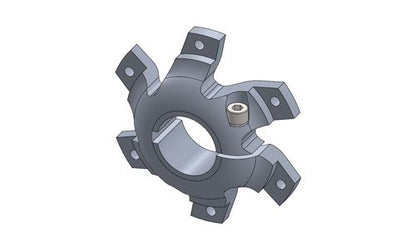 DISC CARRIER H.Q. WITH BOLT AND WASHER - BLACK ANODIZED
