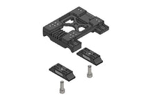 ALUMINIUM STRAIGHT ENGINE BASE PLATE 30MM WITH HOLES AND BRACKETS