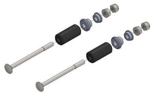 REAR BUMPER FASTENING KIT - BLACK ANODIZED