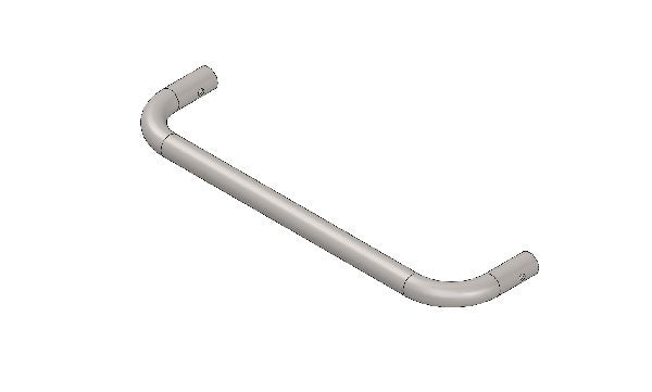 FRONT BUMPER LOW FOR MINI - CHROMED