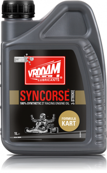 VROOAM SYNCORSE 100% SYNTHETIC 2T OIL - 1 LTR