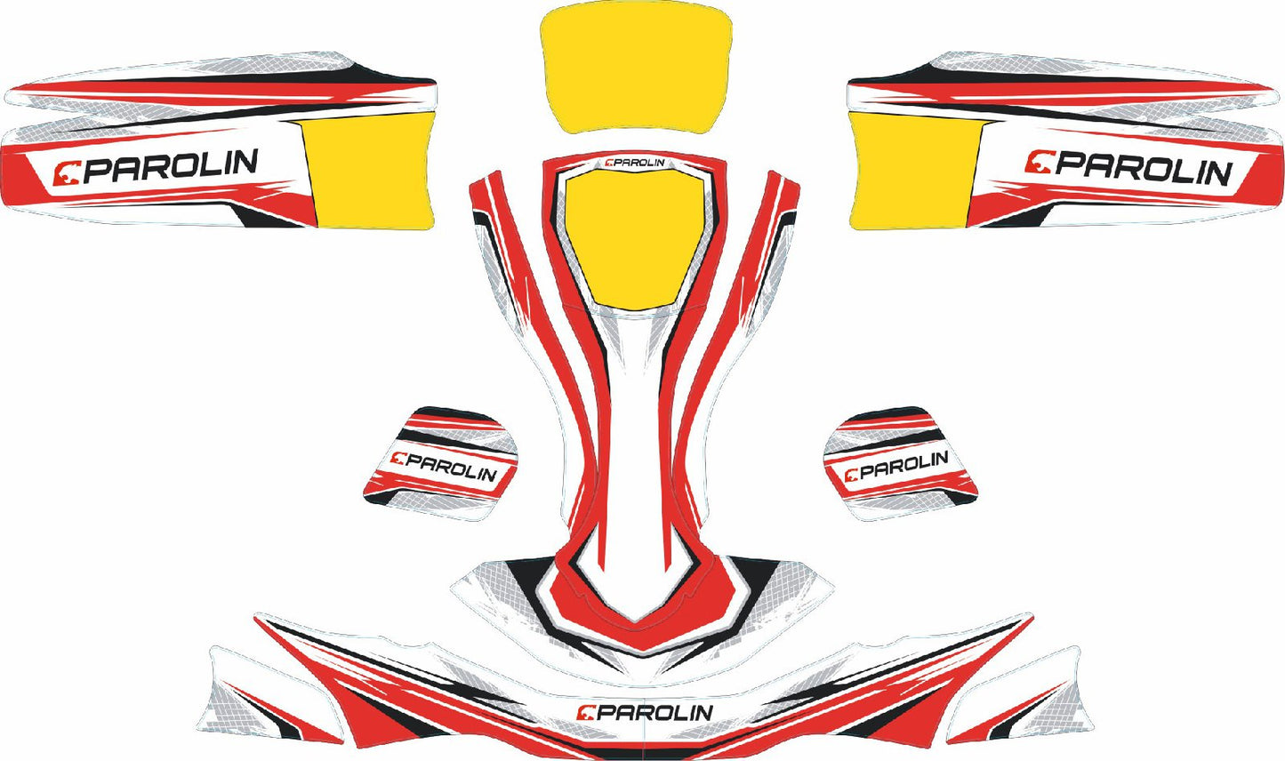 PAROLIN STICKER KIT IMMACULATION AFTERMARKET CUSTOMISED NAME