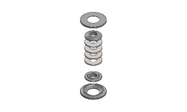 SPACERS KIT FOR STUB AXLE